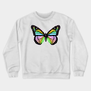 Rainbow butterfly Crewneck Sweatshirt